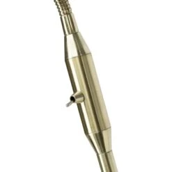 Brilliant LED-Standleuchte Philo 1-flammig Messing Gebürstet Und Weiß -Beleuchtungsgeschäft 4004353175350 4731 CU 03