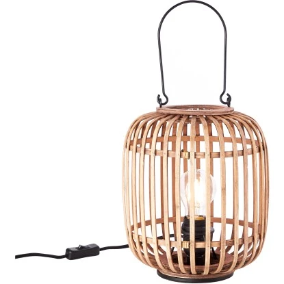 Brilliant Tischleuchte Woodrow Mit Tragegriff Ø 21,5 Cm Hellbraun 5 Brilliant Tischleuchte Woodrow Mit Tragegriff Ø 21,5 Cm Hellbraun – Bild 3