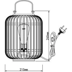 Brilliant Tischleuchte Woodrow Mit Tragegriff Ø 21,5 Cm Hellbraun 16 Brilliant Tischleuchte Woodrow Mit Tragegriff Ø 21,5 Cm Hellbraun -Beleuchtungsgeschäft 4004353357428 4731 CU 07