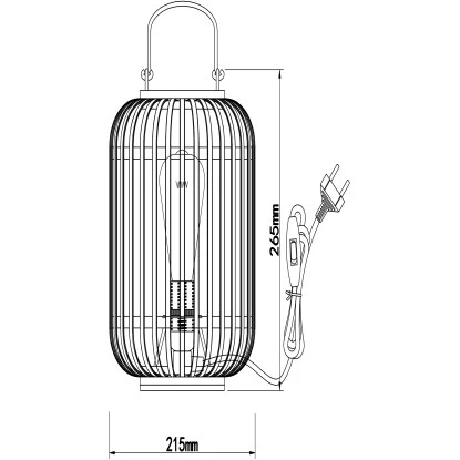 Brilliant Tischleuchte Woodrow Mit Tragegriff Ø 21,5 Cm Hellbraun 10 Brilliant Tischleuchte Woodrow Mit Tragegriff Ø 21,5 Cm Hellbraun – Bild 8