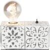 Brilliant Tischlampe Vagos Schwarz-Weiß 10 X 20 Cm -Beleuchtungsgeschäft 4004353379062 1079 1