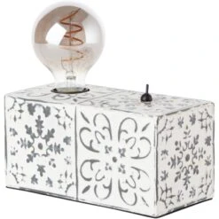 Brilliant Tischlampe Vagos Schwarz-Weiß 10 X 20 Cm -Beleuchtungsgeschäft 4004353379062 1079 4