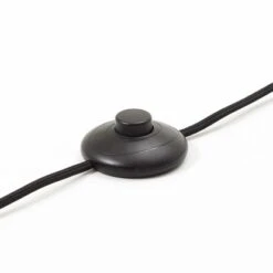 Brilliant Standleuchte Gwen 1-flammig Holz Und Schwarz Korund -Beleuchtungsgeschäft 4004353386459 4731 CU 05