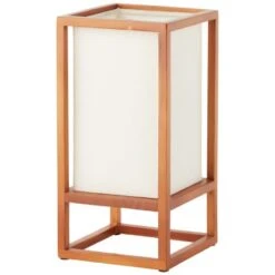 Brilliant Tischleuchte Seaside 25 Cm Hoch Bambus Weiß-Weiß -Beleuchtungsgeschäft 4004353391552 1079 4