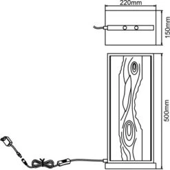 Brilliant LED-Tischleuchte Chaumont 50 Cm Schwarz Und Holz 17 Brilliant LED-Tischleuchte Chaumont 50 Cm Schwarz Und Holz -Beleuchtungsgeschäft 4004353411793 4731 CU 07