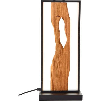 Brilliant LED-Tischleuchte Chaumont 50 Cm Schwarz Und Holz 3 Brilliant LED-Tischleuchte Chaumont 50 Cm Schwarz Und Holz