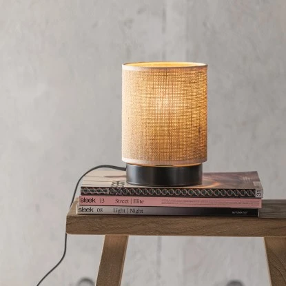 Brilliant Tischleuchte Aniela Schwarz Und Natur 3 Brilliant Tischleuchte Aniela Schwarz Und Natur