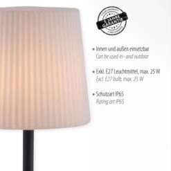 Paul Neuhaus Tischleuchte Falter Anthrazit 28 X 60 Cm -Beleuchtungsgeschäft 4012248357064 2426 03