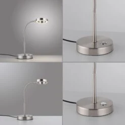 Paul Neuhaus LED-Tischleuchte Hensko Stahl -Beleuchtungsgeschäft 4012248376058 2426 CU 02