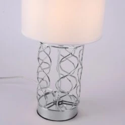 Leuchten Direkt Tischleuchte Deva Stahlfarben 18 X 35 Cm -Beleuchtungsgeschäft 4043689974763 2426 08