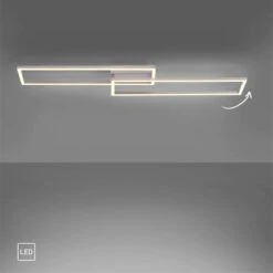 Leuchten Direkt LED-Deckenleuchte Iven Stahlfarben 92,4 X 22 Cm -Beleuchtungsgeschäft 4043689974886 2426 13