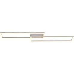 Leuchten Direkt LED-Deckenleuchte Iven Stahlfarben 92,4 X 22 Cm -Beleuchtungsgeschäft 4043689974886 2426 S 1
