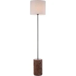 Leuchten Direkt Stehleuchte Bark Holzdekor H: 165 Cm -Beleuchtungsgeschäft 4043689975951 2426 S 1