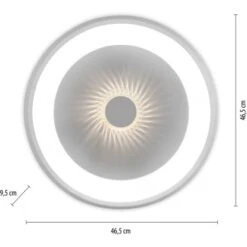 Leuchten Direkt LED-Deckenleuchte Vertigo Ø 46,5 Cm Weiß -Beleuchtungsgeschäft 4043689994709 2426 VM 06