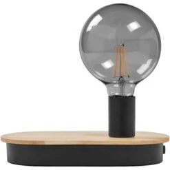 Ledvance Tischleuchte Decor Holz Holzbraun-Schwarz -Beleuchtungsgeschäft 4058075757103 2010 S 02