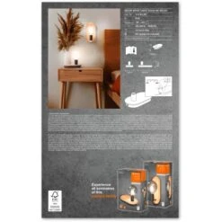 Ledvance Tischleuchte Decor Holz Holzbraun-Schwarz -Beleuchtungsgeschäft 4058075757103 2010 VP 08