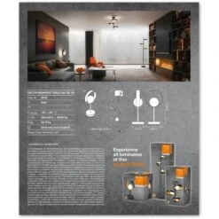 Ledvance Tischlampe Decor Memphis Schwarz-Gold 36,5 Cm -Beleuchtungsgeschäft 4058075759206 2010 VP 08