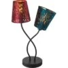 Globo Tischleuchte Ticon Samt Multicolor 45 X 15 X 28,5 Cm -Beleuchtungsgeschäft 408764 3749 152662T