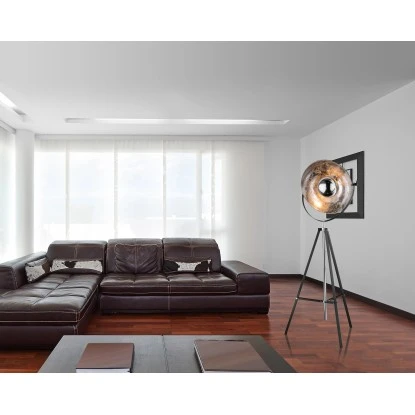 Globo Stehleuchte Xirena Chrom-Silber 3 Globo Stehleuchte Xirena Chrom-Silber