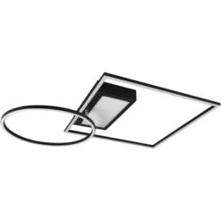 Trio LED-Deckenleuchte Downey Schwarz Matt CCT 2.700 K - 6.500 K -Beleuchtungsgeschäft 4450805 2451 10