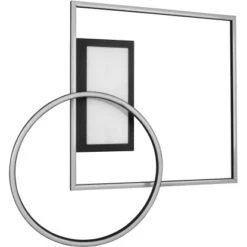 Trio LED-Deckenleuchte Downey Schwarz Matt CCT 2.700 K - 6.500 K -Beleuchtungsgeschäft 4450805 2451 11