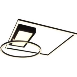 Trio LED-Deckenleuchte Downey Schwarz Matt CCT 2.700 K - 6.500 K -Beleuchtungsgeschäft 4450805 2451 5