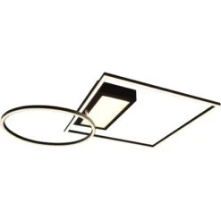 Trio LED-Deckenleuchte Downey Schwarz Matt CCT 2.700 K - 6.500 K -Beleuchtungsgeschäft 4450805 2451 6