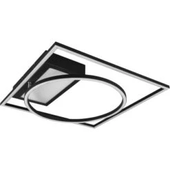 Trio LED-Deckenleuchte Downey Schwarz Matt CCT 2.700 K - 6.500 K -Beleuchtungsgeschäft 4450805 2451 8