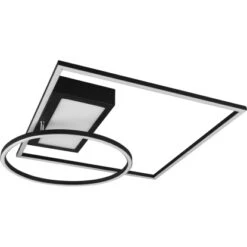 Trio LED-Deckenleuchte Downey Schwarz Matt CCT 2.700 K - 6.500 K -Beleuchtungsgeschäft 4450805 2451 9