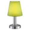 Trio Tischleuchte Touch Me Nickel Matt-Grün -Beleuchtungsgeschäft 451 tischleuchte touchme 1
