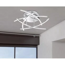 Fischer & Honsel LED-Deckenleuchte Cross 5 X 4 W Chrom