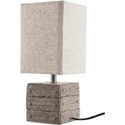 Nino Leuchten Tischleuchte Lisco Betonfarbig 29 Cm EEK: E-A++ -Beleuchtungsgeschäft 481554 3524 2