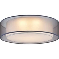 Nino Leuchten Deckenleuchte Chloe Nickel-Grau