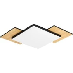 Eglo LED-Deckenleuchte Tamuria 6 Cm X 64,5 Cm X 64,5 Cm Schwarz-Braun-Weiß