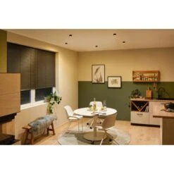 Paulmann LED Einbauleuchten-Set Gil Coin 3StepDim Rd Starr 3x6W Schwarz Matt/Gold -Beleuchtungsgeschäft 528187 2425 04