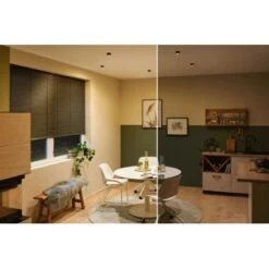 Paulmann LED Einbauleuchten-Set Gil Coin 3StepDim Rd Starr 3x6W Schwarz Matt/Gold -Beleuchtungsgeschäft 528187 2425 05