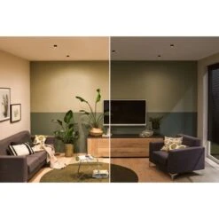 Paulmann LED Einbauleuchten-Set Gil Coin 3StepDim Rd Starr 3x6W Schwarz Matt/Gold -Beleuchtungsgeschäft 528187 2425 09