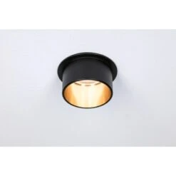 Paulmann LED Einbauleuchten-Set Gil Coin 3StepDim Rd Starr 3x6W Schwarz Matt/Gold -Beleuchtungsgeschäft 528187 2425 3