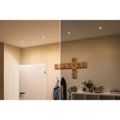 Paulmann LED Einbauleuchten-Set Gil Coin 3StepDim Rd Starr 3x6W Weiß Matt/Gold -Beleuchtungsgeschäft 528195 2425 07