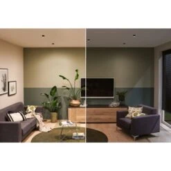 Paulmann LED Einbauleuchten-Set Gil Coin 3StepDim Rd Starr 3x6W Schwarz Matt/Eisen Alu -Beleuchtungsgeschäft 528196 2425 09