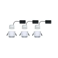 Paulmann LED Einbauleuchten-Set Gil Coin 3StepDim Rd Starr 3x6W Weiß Matt/Eisen Alu -Beleuchtungsgeschäft 528198 2425 13