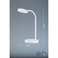 Fischer & Honsel LED Tischleuchte Luna 35 Cm X 14 Cm Weiß -Beleuchtungsgeschäft 5283916 1546 3