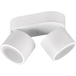 Trio LED-Ein-/Aufbauspot Taurus 2x5W 2x450 Lm Weiß Matt -Beleuchtungsgeschäft 5285762 2451 2