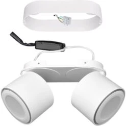 Trio LED-Ein-/Aufbauspot Taurus 2x5W 2x450 Lm Weiß Matt -Beleuchtungsgeschäft 5285762 2451 4