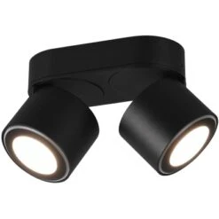 Trio LED-Ein-/Aufbauspot Taurus 2x5W 2x450 Lm Schwarz Matt -Beleuchtungsgeschäft 5285804 2451 3