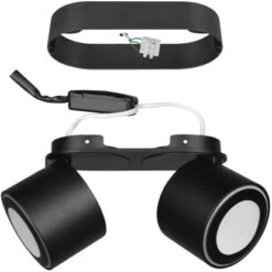 Trio LED-Ein-/Aufbauspot Taurus 2x5W 2x450 Lm Schwarz Matt -Beleuchtungsgeschäft 5285804 2451 4