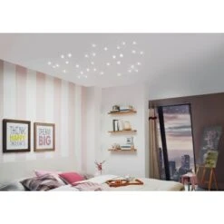 Briloner LED-Einbauleuchte Sternenhimmel 1er-Set Chrom