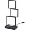 Trio LED Tischleuchte Sorrento Schwarz Matt 500 Mm X 235 Mm X 120 Mm