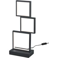 Trio LED Tischleuchte Sorrento Schwarz Matt 500 Mm X 235 Mm X 120 Mm