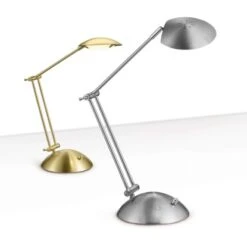 Trio LED Tischleuchte Calcio Nickel Matt 430 Mm X 200 Mm X 500 Mm 9 Trio LED Tischleuchte Calcio Nickel Matt 430 Mm X 200 Mm X 500 Mm -Beleuchtungsgeschäft 593446 2451 8